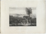 Title: bView from the south side of King George's Sound. | Date: 1814 | Technique: b'engraving, printed in black ink, from one copper plate'
