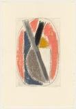 Title: Guitar 2 | Date: 1985 | Technique: drypoint, printed in black ink, from one perspex plate; additional hand-colouring in pastel