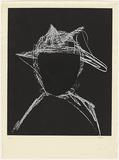 Artist: b'Nolan, Sidney.' | Title: b'Kelly VII' | Date: 1965 | Technique: b'screenprint, printed in colour, from multiple stencils'