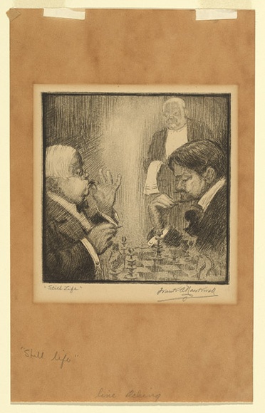 Artist: Nankivell, Frank. | Title: Still life | Date: 1930 | Technique: etching, printed in in black ink with plate-tone, from one plate