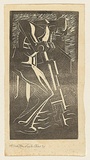 Artist: Walker, Ralph Trafford. | Title: (Man with a jack hammer I) | Date: 1937 | Technique: linocut, printed in black ink, from one block