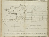 Title: Plan showing the site for the new government house | Date: 1835-1836 | Technique: lithograph, printed in black ink, from one stone
