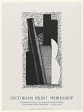 Artist: LINCOLN, Kevin | Title: Victorian Print Workshop. Facilities for etching, lithography and screen printing | Date: 1985 | Technique: offset-lithograph, printed in black ink, from one stone