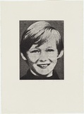 Artist: b'MADDOCK, Bea' | Title: b'Child III' | Date: 1974 | Technique: b'photo-etching and aquatint, printed in black ink, from one plate'