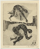 Artist: SELLBACH, Udo | Title: To humble | Date: 1965 | Technique: etching and aquatint with burnishing, printed in black ink, from one plate