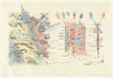 Artist: Wolseley, John. | Title: All time - wind conceals and reveals | Date: 1992-93 | Technique: lithograph, printed in colour, from multiple plates; overlaid on two sheets of paper | Copyright: © John Wolseley. Licensed by VISCOPY, Australia