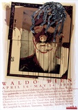 Artist: b'ARNOLD, Raymond' | Title: b'Waldo Bien, Chameleon Galleries, Hobart.' | Date: 1988 | Technique: b'screenprint, printed in colour, from multiple stencils'