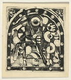 Title: b'Panel for the seven days of creation 11' | Date: c.1965 | Technique: b'etching and aquatint, printed in black ink, from one plate'