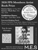 Title: 2026 FPS Members Artist Book Prize.