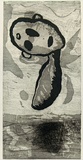 Artist: Uhlmann, Paul. | Title: Real smoke from the mouths of men (middle) | Date: 1987 | Technique: drypoint and etching, printed in black ink, from one plate