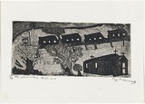 Artist: Kennedy, Roy. | Title: My original mission | Date: c.1999 | Technique: etching, printed in black ink, from one plate