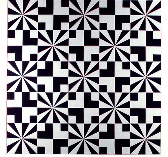 Artist: b'Brown, Mike.' | Title: b'not titled [Geometric shapes].' | Date: c.1970 | Technique: b'screenprint'