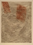 Artist: LUCK, Jos | Title: Chasing the moth no.6 | Date: 1991 | Technique: etching, printed in colour, from two plates