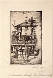 Artist: b'Curtis, Robert Emerson.' | Title: bFisherman's Wharf, San Francisco. | Date: 1923 | Technique: b'etching, printed in black ink, from one plate'