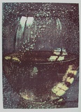 Artist: b'Maguire, Tim.' | Title: b'Glass III' | Date: 1997 | Technique: b'lithograph, printed in colour, from multiple stones' | Copyright: b'\xc2\xa9 Tim Maguire'