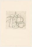 Title: b'Coffee pot' | Date: 1984 | Technique: b'etching, printed in black ink, from one plate'