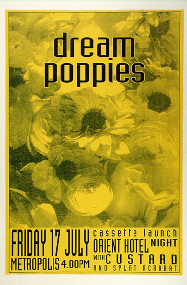 Artist: b'Blackwell, Susi.' | Title: b'Dream Poppies.' | Date: 1992, July | Technique: b'screenprint, printed in black ink,  from one stencil'