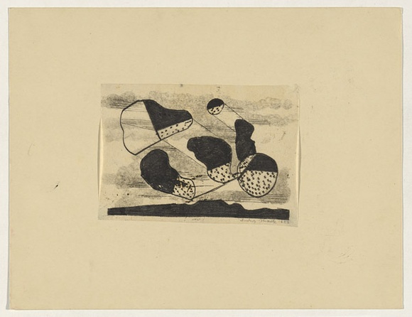 Artist: b'Hirschfeld Mack, Ludwig.' | Title: b'not titled [Floating forms]' | Date: 1922 | Technique: b'transfer print'