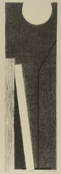 Artist: b'Lincoln, Kevin.' | Title: b'Lamp and books' | Date: 1995, November | Technique: b'lithograph, printed in black ink, from one stone'