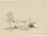 Title: b'Canning Downs' | Date: c.1853 | Technique: b'lithograph, printed in black ink, from one stone'