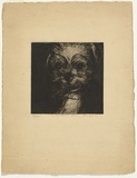 Artist: Dyson, Will. | Title: Boris. | Date: c.1930 | Technique: drypoint, printed in black ink, from one plate