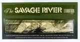 Artist: b'ARNOLD, Raymond' | Title: b'The Savage River exhibition.' | Date: 1988 | Technique: b'screenprint, printed in colour, from two stencils'