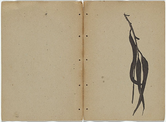 Artist: b'Rede, Geraldine.' | Title: b'not titled [Gum leaves]' | Date: 1909 | Technique: b'woodcut, printed in black ink in the Japanese manner, from one block'