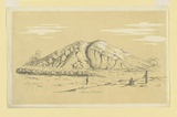 Title: Mount Marshall | Date: 1855 | Technique: lithograph, printed in black ink, from one stone; cream tint stone (printed over black image)