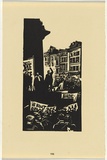 Artist: b'Counihan, Noel.' | Title: b'The people have an answer.' | Date: 1950 | Technique: b'linocut, printed in black ink, from one block'