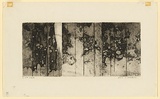 Artist: b'WILLIAMS, Fred' | Title: b'Landscape triptych. Number 1' | Date: 1962 | Technique: b'aquatint, engraving and foul biting' | Copyright: b'\xc2\xa9 Fred Williams Estate'