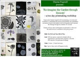 Artist: b'Fogwell, Dianne.' | Title: b'Invitation | Dianne Fogwell presents, Re-imagine the garden through linocuts - a two day printmaking workshop. Mildura, Victoria: The Art Vault, 23 - 24 May.'