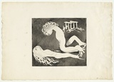 Artist: b'BOYD, Arthur' | Title: b'Myrrhine and Kinesias. Variant of no. 16.' | Date: (1970) | Technique: b'etching and aquatint, printed in black ink, from one plate' | Copyright: b'Reproduced with permission of Bundanon Trust'