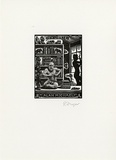 Artist: Frazer, David. | Title: Alan Michael | Date: c.2001 | Technique: wood-engraving, printed in black ink, from one block