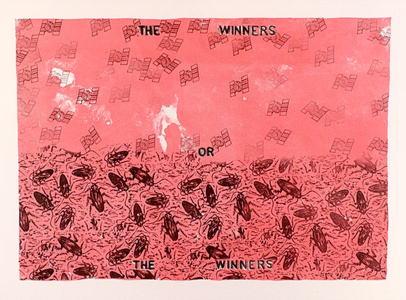 Artist: b'COLEING, Tony' | Title: b'Or the winners.' | Date: 1985-86 | Technique: b'lithograph, printed in colour, from multiple stones [or plates]'