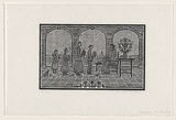 Artist: b'Groblicka, Lidia.' | Title: b'Happy birthday' | Date: 1985 | Technique: b'woodcut, printed in black ink, from one block'