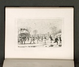 Artist: b'Coveny, Christopher.' | Title: b'Mr Pickwick sliding.' | Date: 1882 | Technique: b'etching, printed in black ink, from one plate'