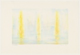 Artist: Maguire, Tim. | Title: not titled [Three yellow poplars] | Date: 1989 | Technique: lithograph, printed in colour, from multiple plates | Copyright: © Tim Maguire