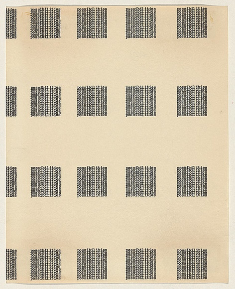 Title: b'Section B (Word situations) - 32 Possibilities: No. 8, 2(D)' | Date: (1970-71) | Technique: b'typewriter'