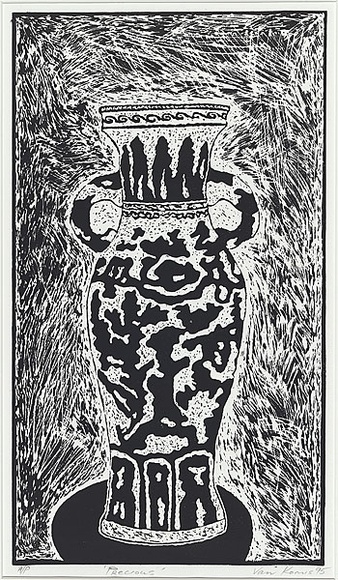 Artist: b'Komis, Van.' | Title: b'Precious' | Date: 1995 | Technique: b'linocut, printed in black ink, from one block'