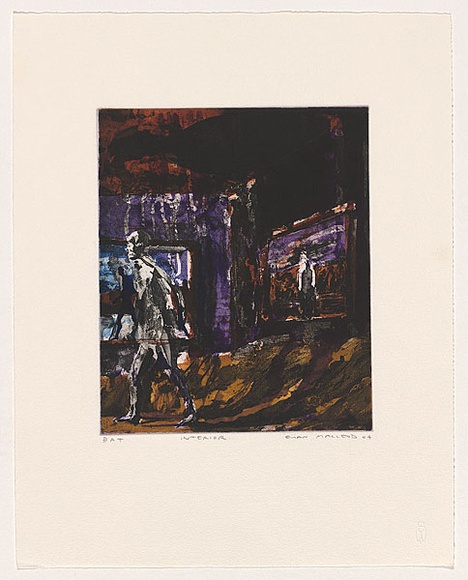 Artist: b'Macleod, Euan.' | Title: b'Interior' | Date: 2004 | Technique: b'etching, aquatint and open-bite, printed in colour, from five plates'