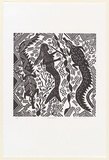 Artist: b'WILFRED, Rex' | Title: b'Gadugadu' | Date: c.2001 | Technique: b'linocut, printed in black ink, from one block'