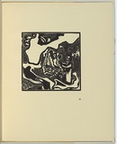 Artist: b'Ratas, Vaclovas.' | Title: b'Not titled (the hermit).' | Date: 1949 | Technique: b'woodcut, printed in black ink, from one block'