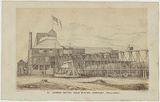 Artist: Hamel, Julius. | Title: St George United Gold Mining Company, Ballarat. | Date: 1867 | Technique: lithograph, printed in colour, from two stones