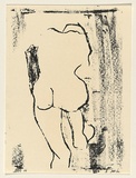 Title: b'not titled [nude]' | Date: 1966 | Technique: b'screenprint, printed in black ink, from one stencil'