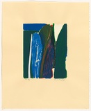 Artist: b'Murphey, Idris.' | Title: b'Poplars.' | Date: 1990 | Technique: b'screenprint, printed in colour, from eleven stencils'
