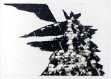 Artist: b'Roberts, Neil.' | Title: b'Eruptions 22' | Date: 1991 | Technique: b'pigment-transfer, printed in brown ink, from one bitumen paper plate'