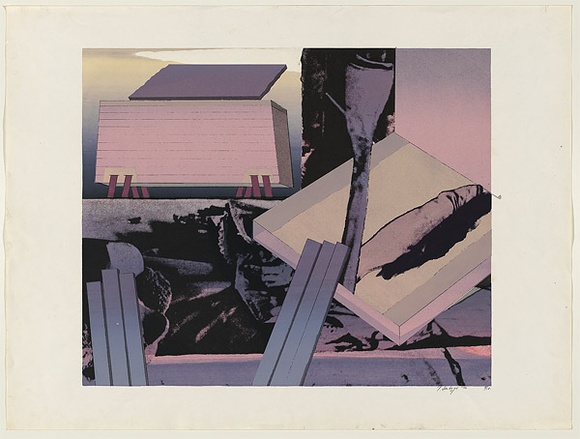 Title: Love the stage | Date: 1970 | Technique: screenprint, printed in colour, from multiple screens
