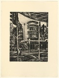 Artist: Harding, Nicholas. | Title: not titled [The Albury] | Date: 2001 | Technique: ethcing, aquatint, sugar-lift and open-bite, printed in black ink, from one plate