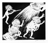 Artist: b'BOYD, Arthur' | Title: b'The women defend themselves?.' | Date: 1970 | Technique: b'etching and aquatint, printed in black ink, from one plate'