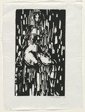 Artist: Grey-Smith, Guy | Title: Figure | Date: 1977 | Technique: woodcut, printed in black ink, from one block